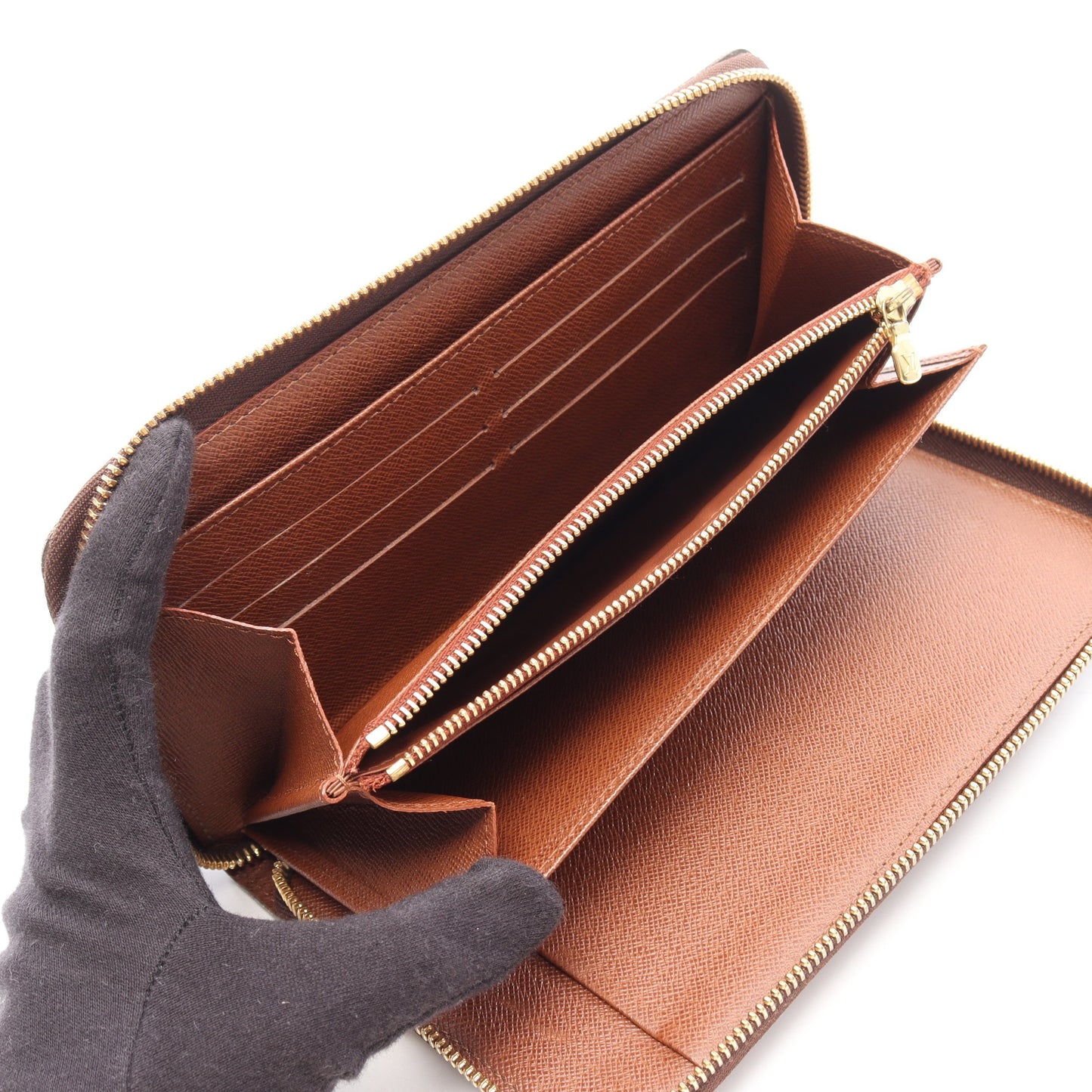 ジッピーオーガナイザー モノグラム ラウンドファスナー長財布 PVC ブラウン ルイヴィトン