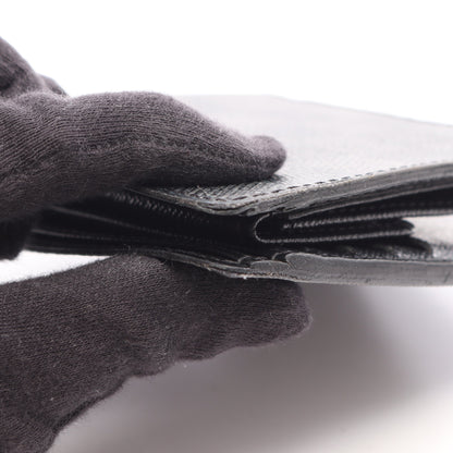 ポルトフォイユ マルコ ダミエグラフィット 二つ折り財布 PVC レザー ブラック ルイヴィトン