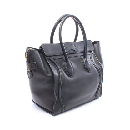 ラゲージ ミニショッパー ハンドバッグ レザー ブラック セリーヌ バッグ CELINE