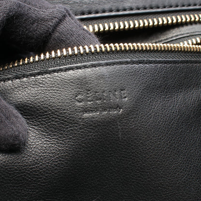 ラゲージ ミニショッパー ハンドバッグ レザー ブラック セリーヌ バッグ CELINE