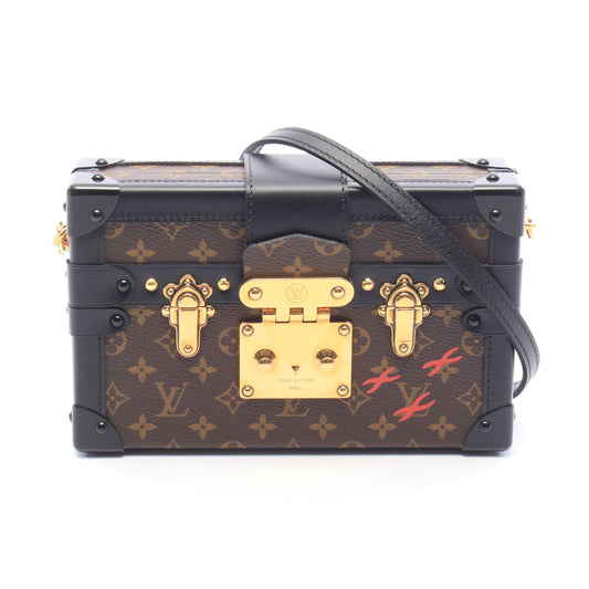 プティット マル モノグラム ショルダーバッグ PVC レザー ブラウン ブラック ルイヴィトン バッグ LOUIS VUITTON