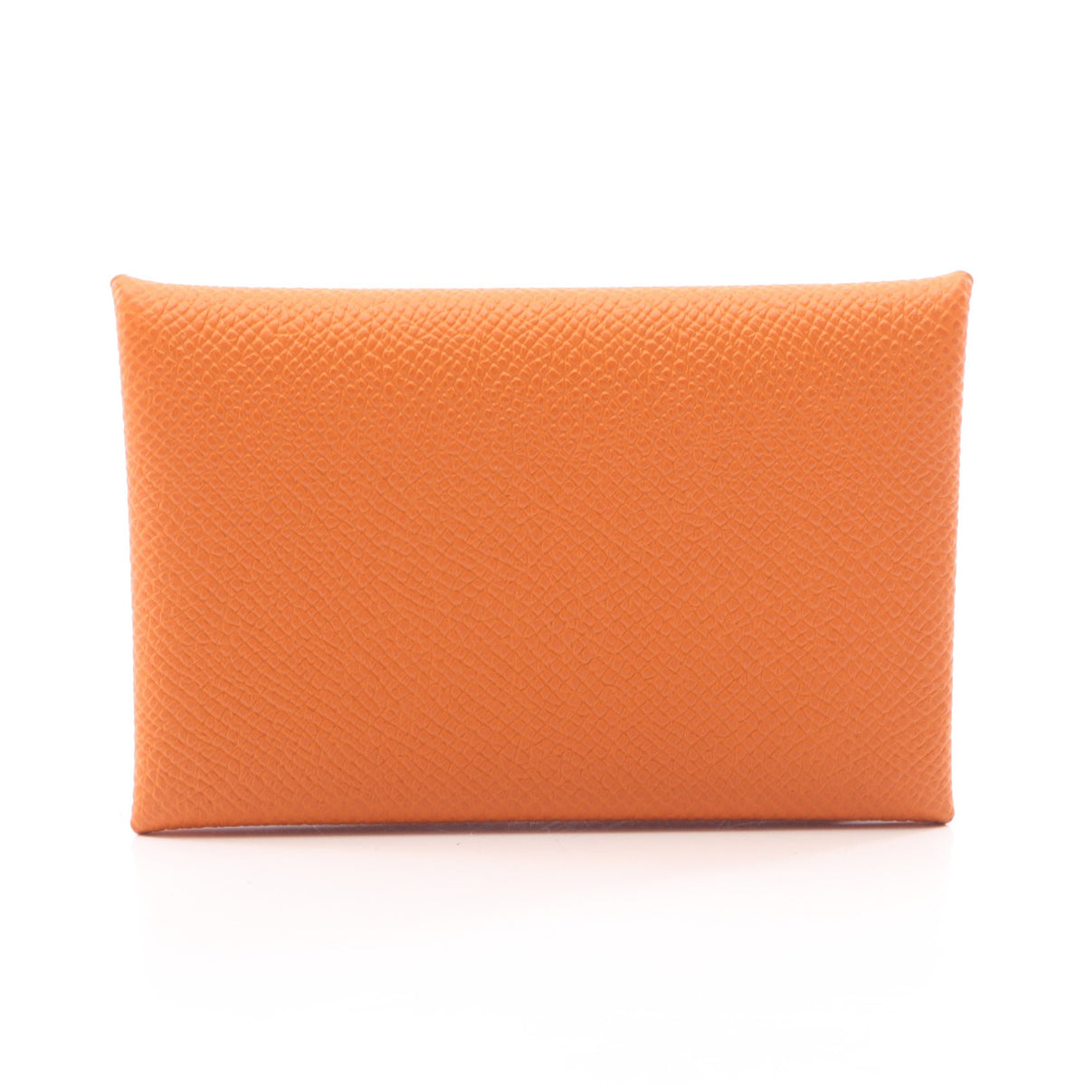 カルヴィ ヴェルソ ライム コインケース ヴォーエプソン オレンジ シルバー金具 B刻印 エルメス 財布・小物 HERMES