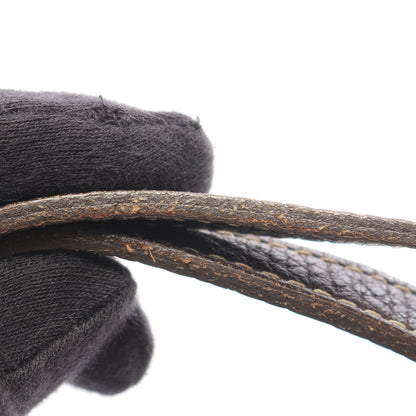 バケットPM モノグラムミニラン エベヌ ハンドバッグ トートバッグ キャンバス レザー ダークブラウン ルイヴィトン