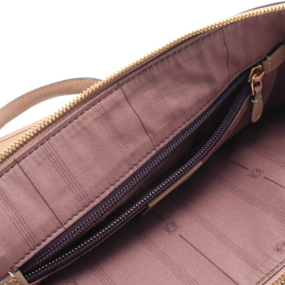アナグラム ハンドバッグ レザー ピンクベージュ ロエベ バッグ LOEWE