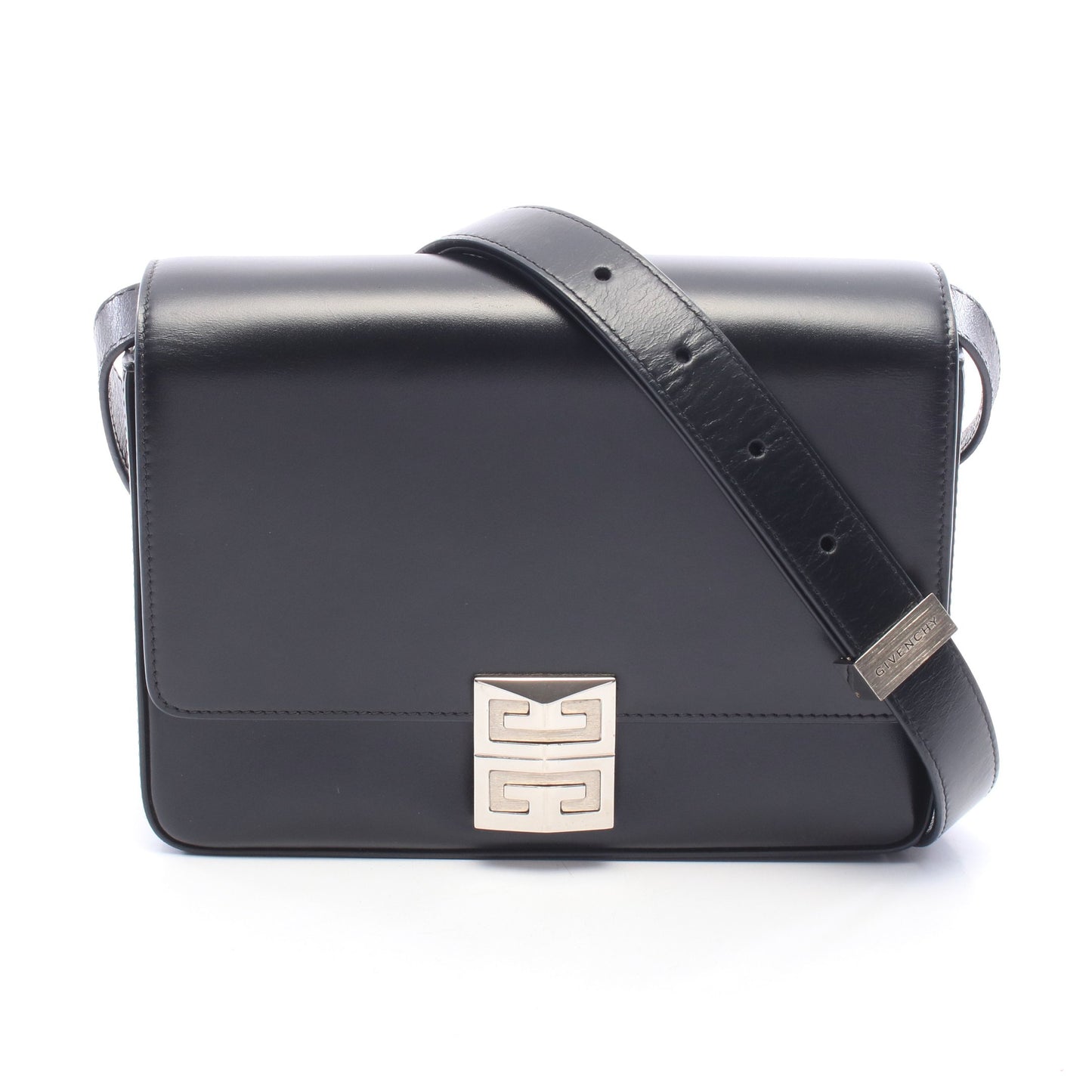 4G クロスボディバッグ ミディアム ショルダーバッグ レザー ブラック ジバンシィ バッグ GIVENCHY