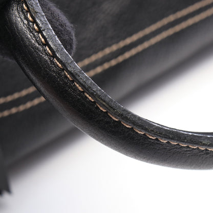 ミニボストンバッグ レザー ブラック エムシーエム バッグ MCM