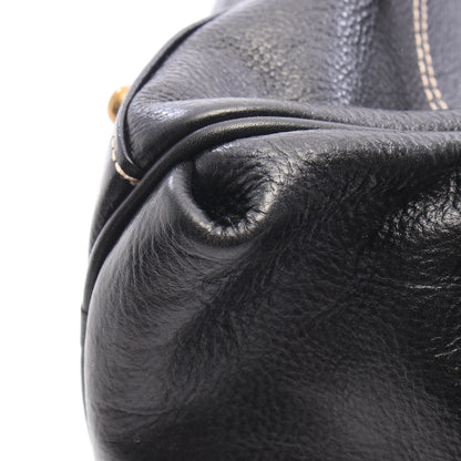 ミニボストンバッグ レザー ブラック エムシーエム バッグ MCM