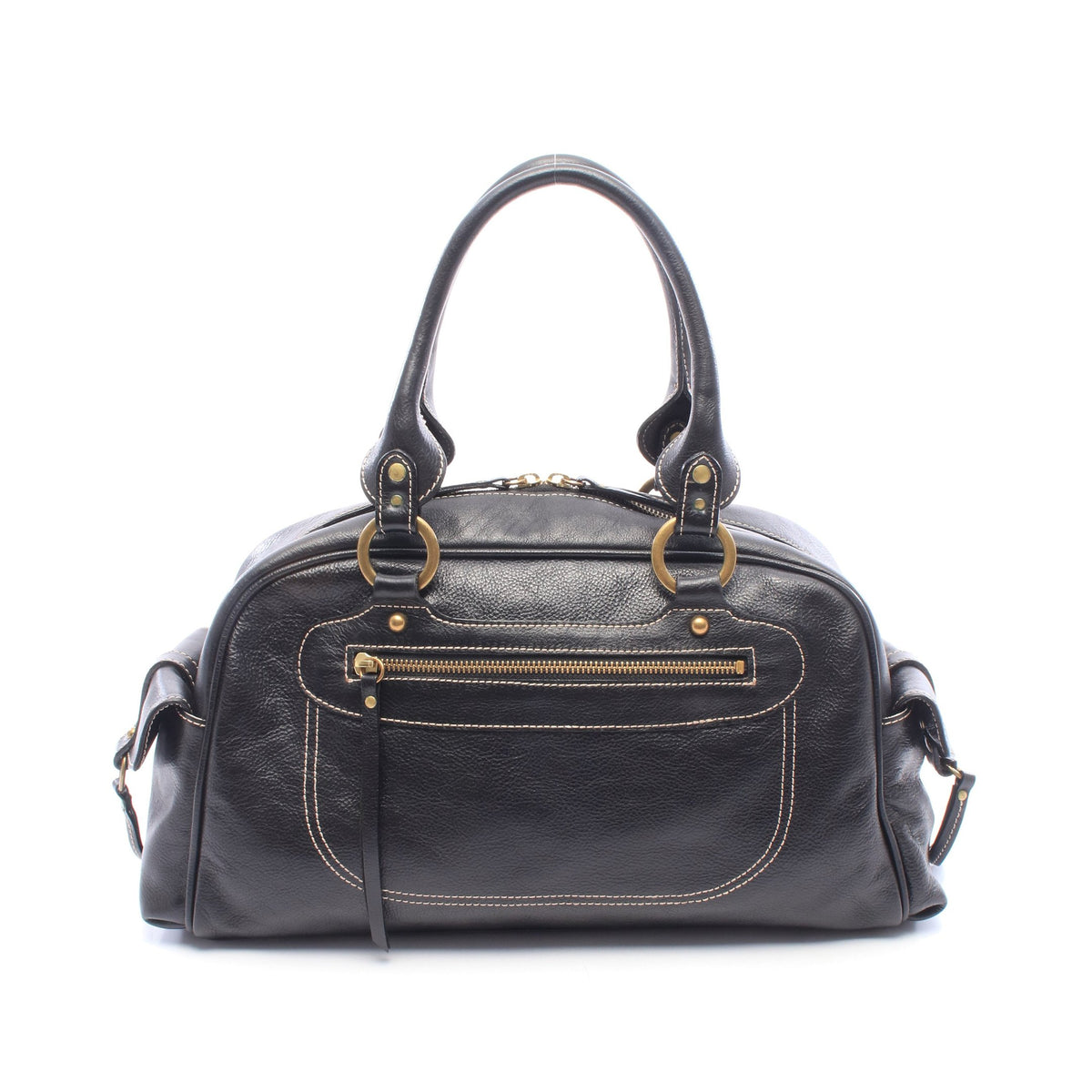 ミニボストンバッグ レザー ブラック エムシーエム バッグ MCM