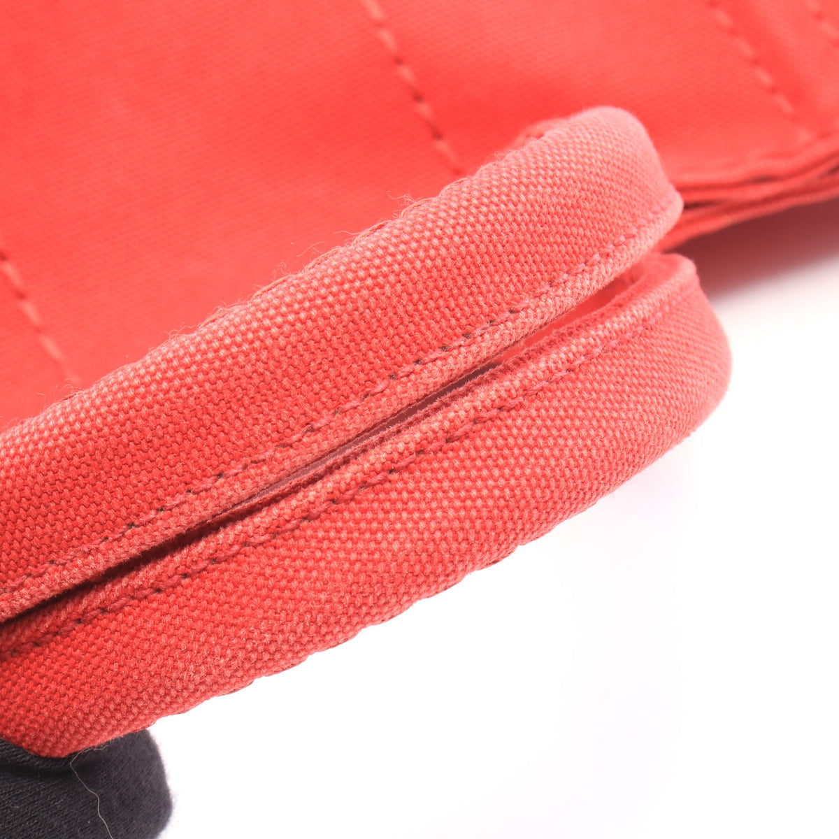 CANAPA カナパ ハンドバッグ トートバッグ キャンバス レッド プラダ バッグ PRADA