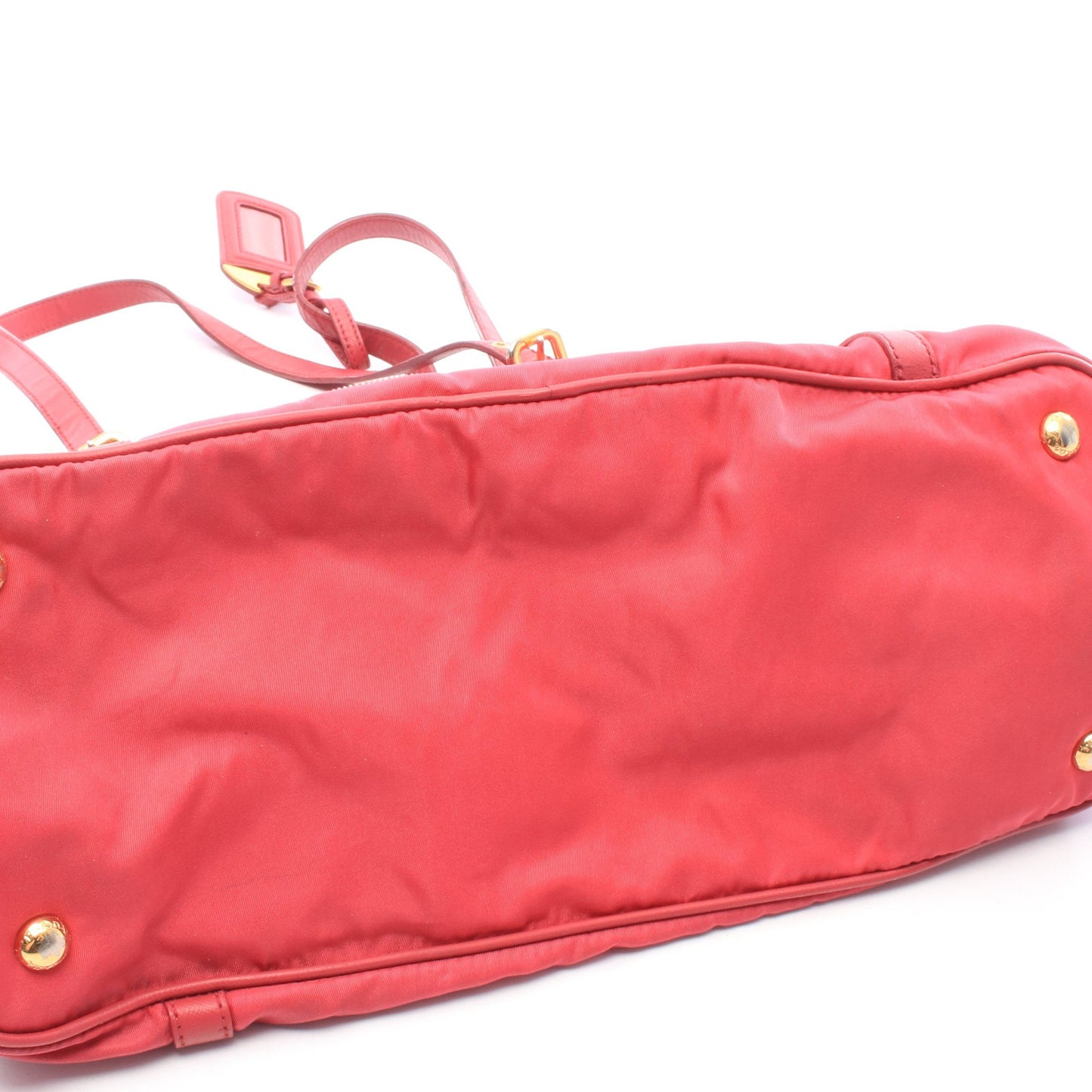ハンドバッグ トートバッグ ナイロン レザー ピンク プラダ バッグ PRADA