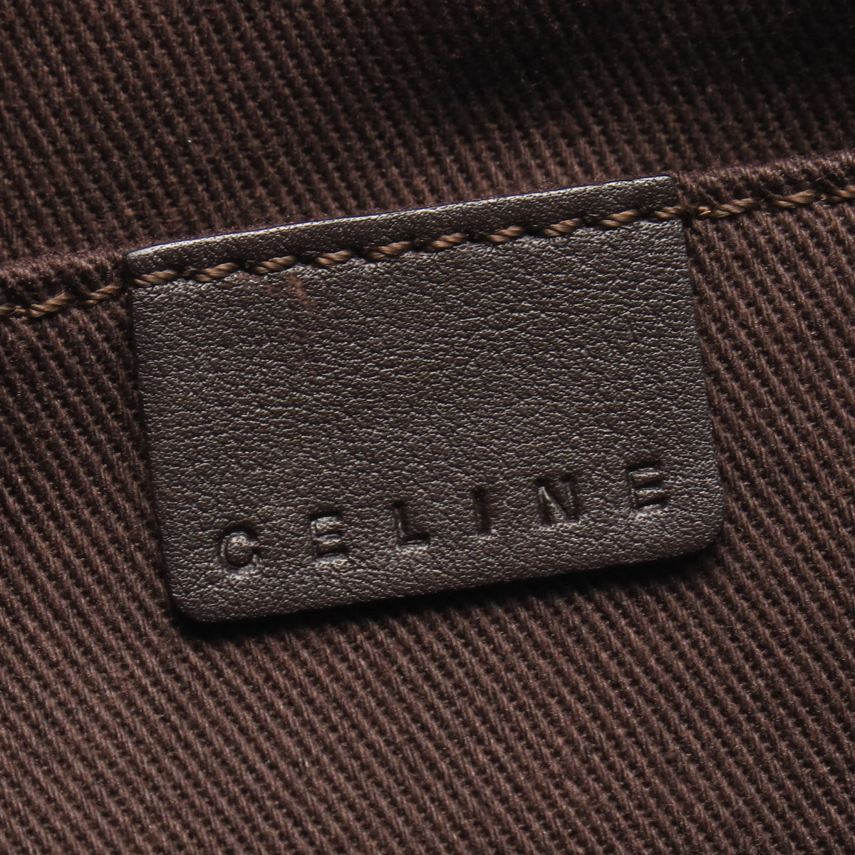ブギーバッグ ハンドバッグ レザー ダークブラウン セリーヌ バッグ CELINE