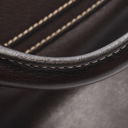 ブギーバッグ ハンドバッグ レザー ダークブラウン セリーヌ バッグ CELINE
