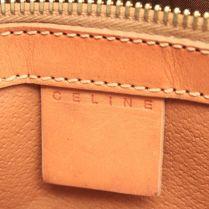 マカダム ショルダーバッグ トートバッグ PVC レザー ベージュ ブラウン セリーヌ バッグ CELINE