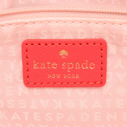 Walk on the Wild Side Flamingo Jules Tote ショルダーバッグ トートバッグ レザー オレンジレッド コーラルオレンジ マルチカラー ケイトスペード