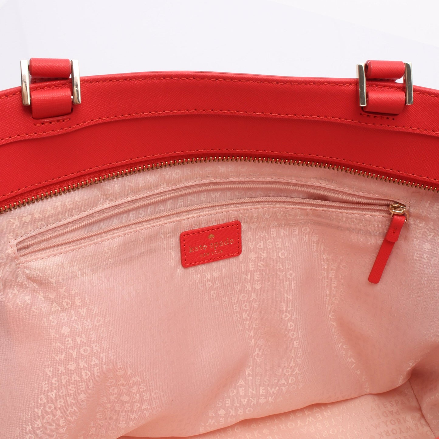 Walk on the Wild Side Flamingo Jules Tote ショルダーバッグ トートバッグ レザー オレンジレッド コーラルオレンジ マルチカラー ケイトスペード