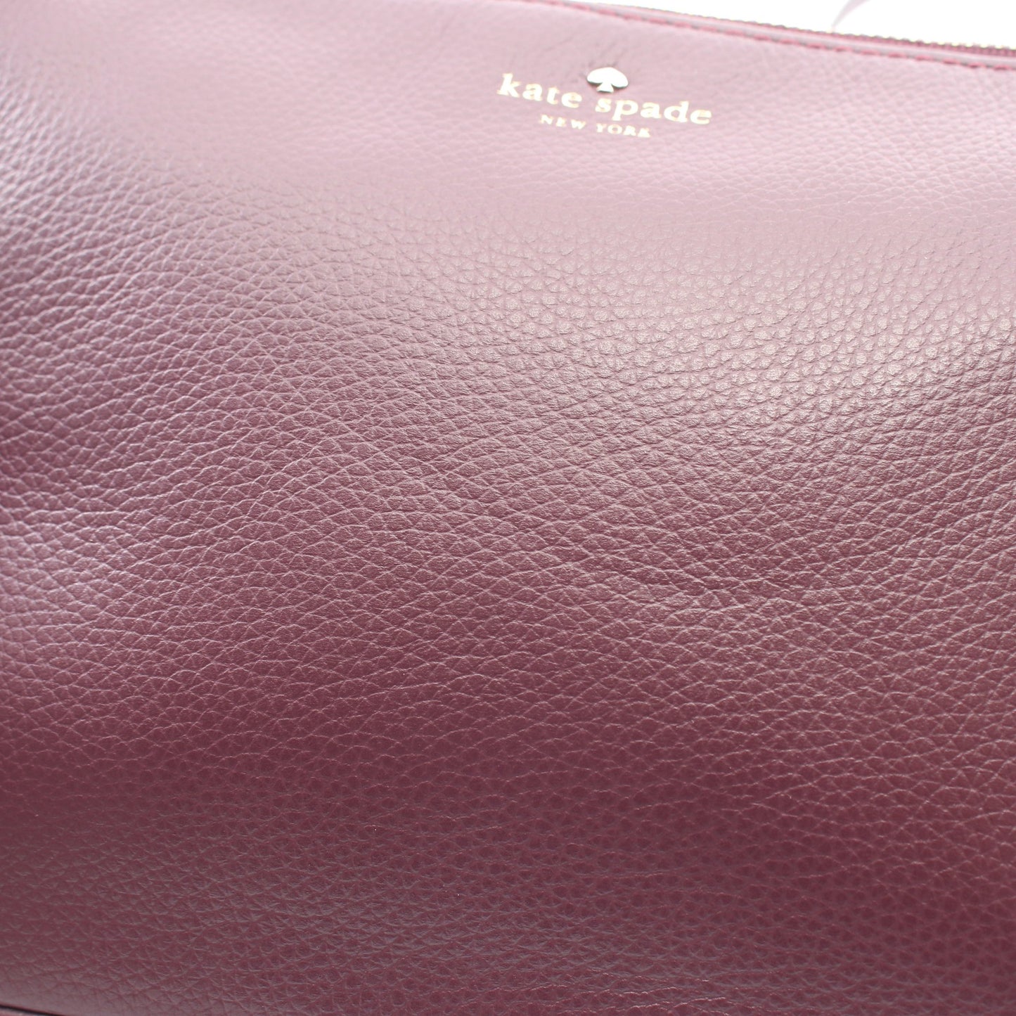 Larchmont Avenue Madelyne ショルダーバッグ レザー ボルドー ケイトスペード