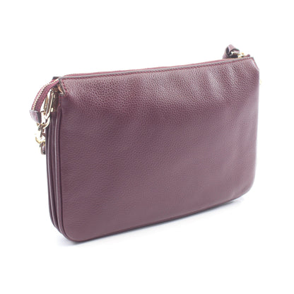 Larchmont Avenue Madelyne ショルダーバッグ レザー ボルドー ケイトスペード