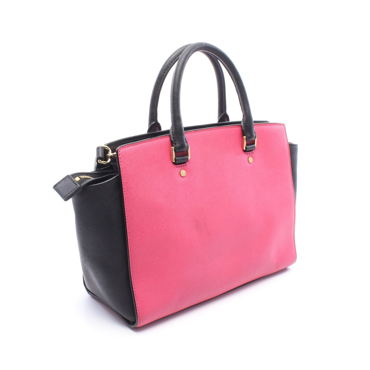 2WAY ハンドバッグ トートバッグ レザー ピンク ブラック マイケルコース バッグ MICHAEL KORS