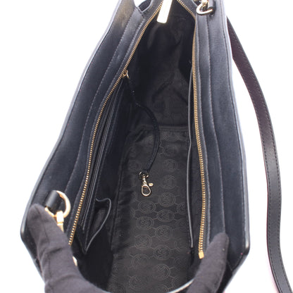 2WAY ハンドバッグ トートバッグ レザー ピンク ブラック マイケルコース バッグ MICHAEL KORS