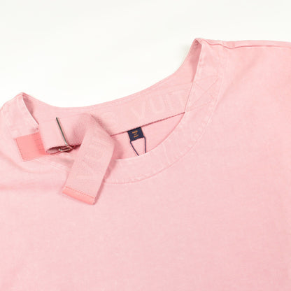 ヴィンテージ加工 半袖Tシャツ コットン ピンク ルイヴィトン