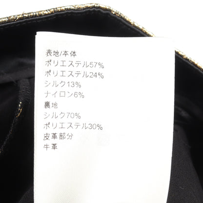 ジップアップ パンツ シルク ゴールド ルイヴィトン