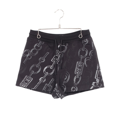 Do Re Boucles ショート スウェットパンツ コットン ブラック ホワイト ダークブラウン エルメス