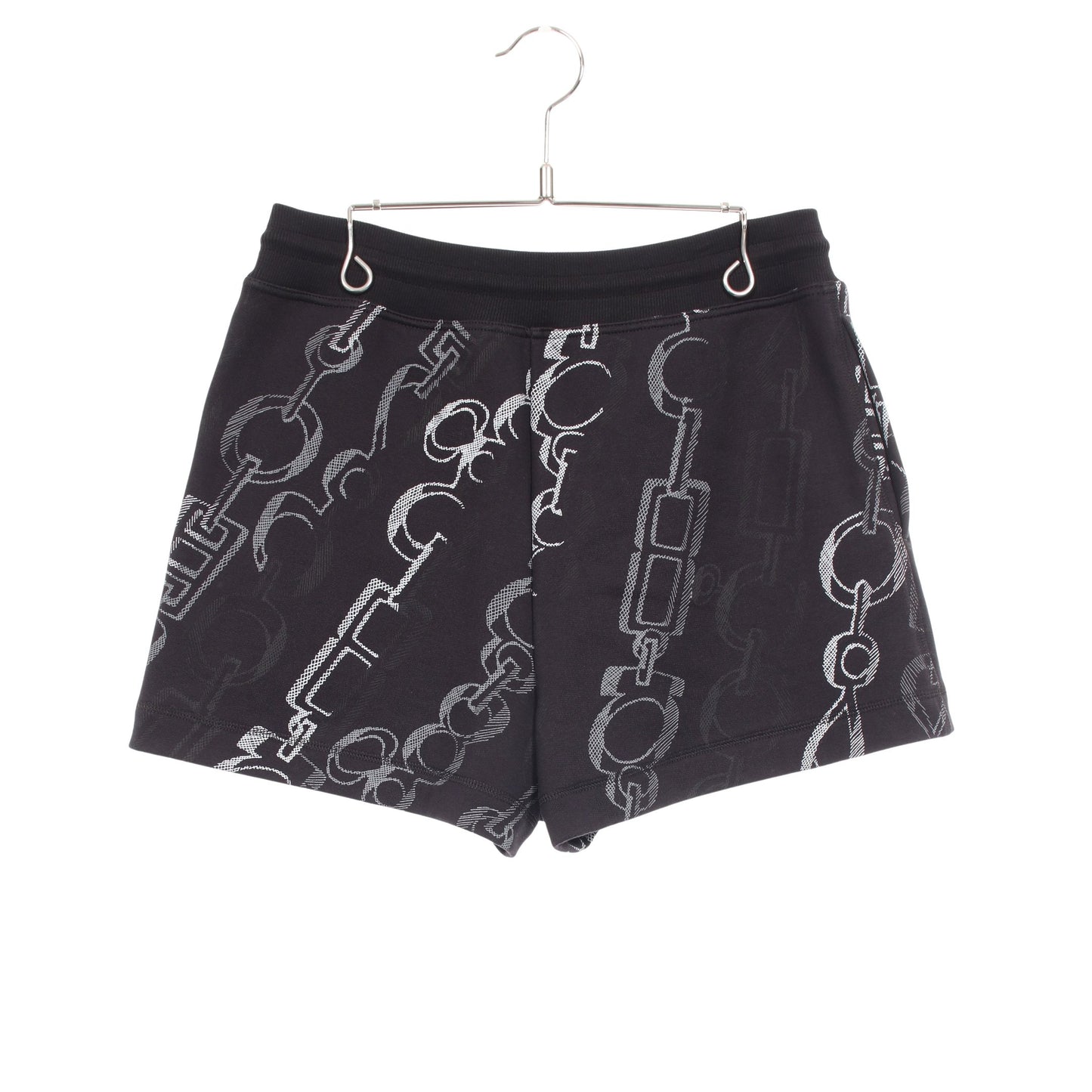Do Re Boucles ショート スウェットパンツ コットン ブラック ホワイト ダークブラウン エルメス