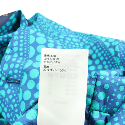LOUIS VUITTON × 草間彌生 オールオーバーパンプキン ブルゾン コットン ナイロン ブルー グリーン ルイヴィトン