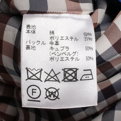 トレンチコート コットン ベージュ アクアスキュータム