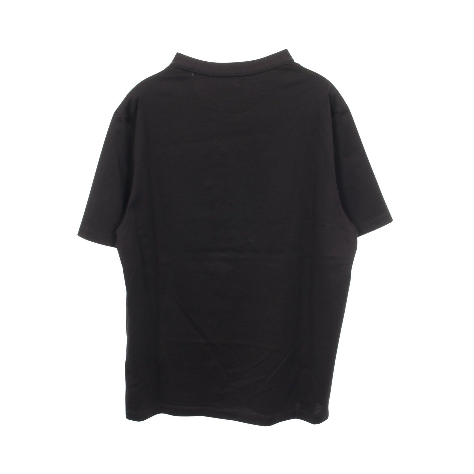 ズッカ ジップポケット付き 半袖Tシャツ コットン ブラック グレー フェンディ トップス FENDI