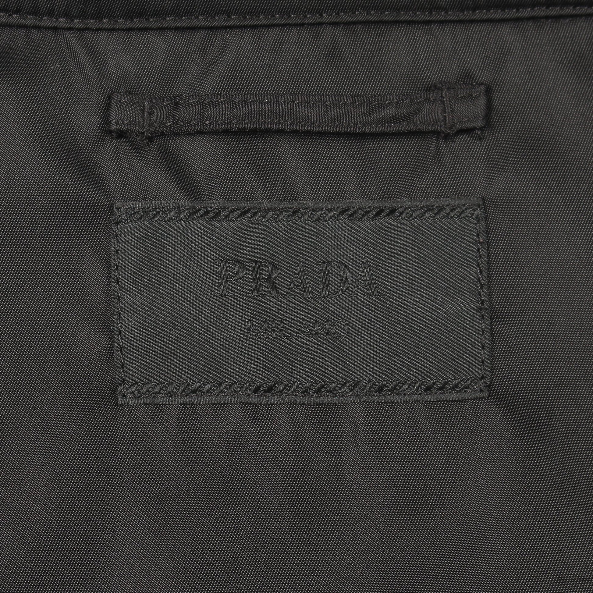 Re-Nylon シャツ ジャケット ナイロン ブラック プラダ アウター PRADA