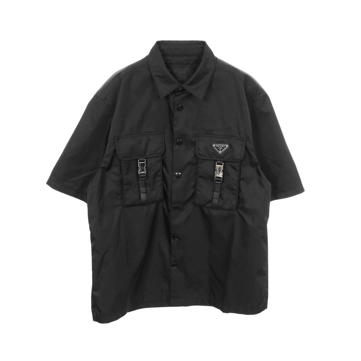 Re-Nylon シャツ ジャケット ナイロン ブラック プラダ アウター PRADA