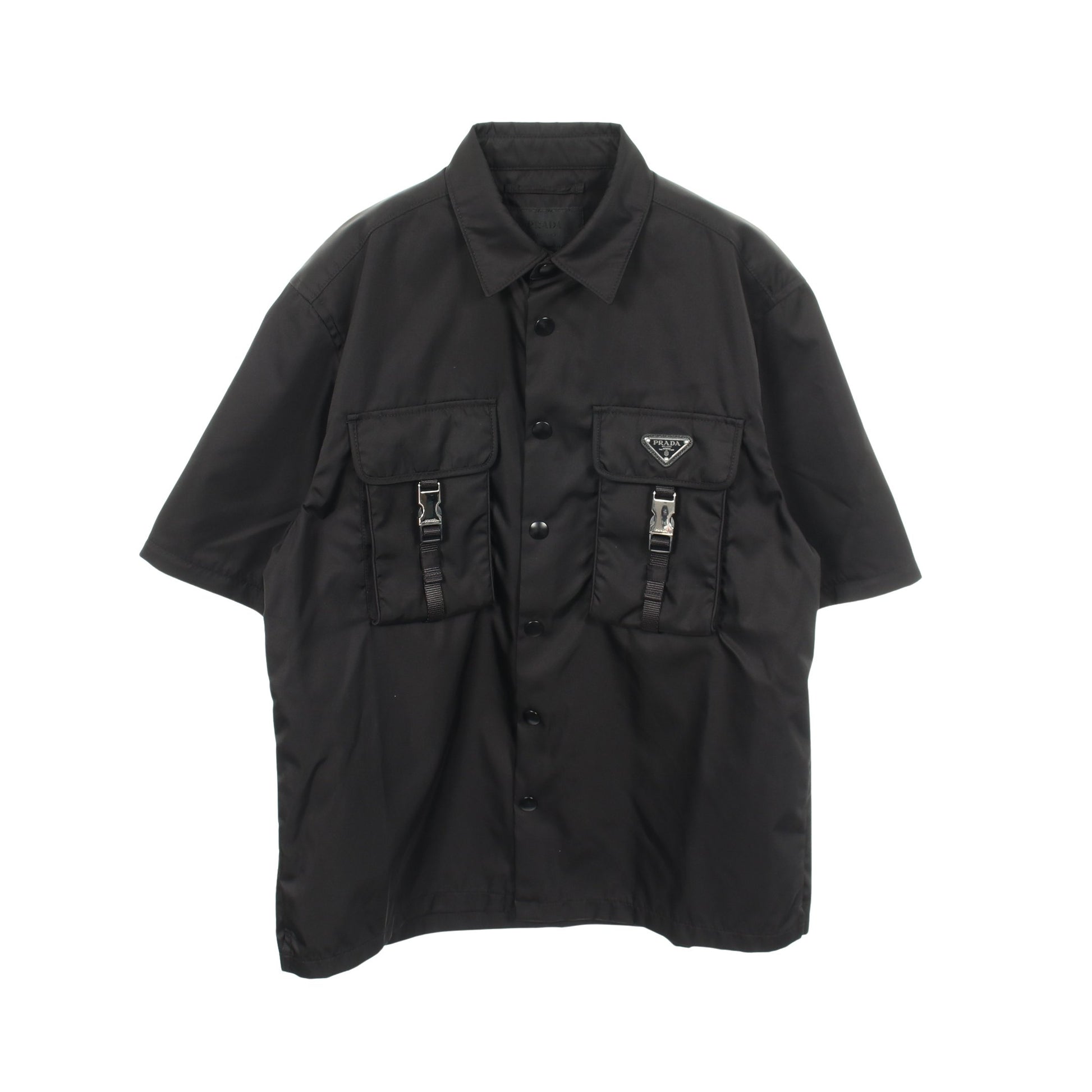 Re-Nylon シャツ ジャケット ナイロン ブラック プラダ アウター PRADA