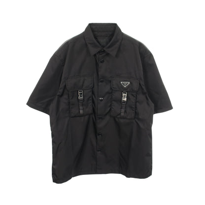 Re-Nylon シャツ ジャケット ナイロン ブラック プラダ アウター PRADA