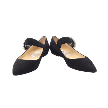 CHERI FLAT パンプス スエード ブラック ジミーチュウ