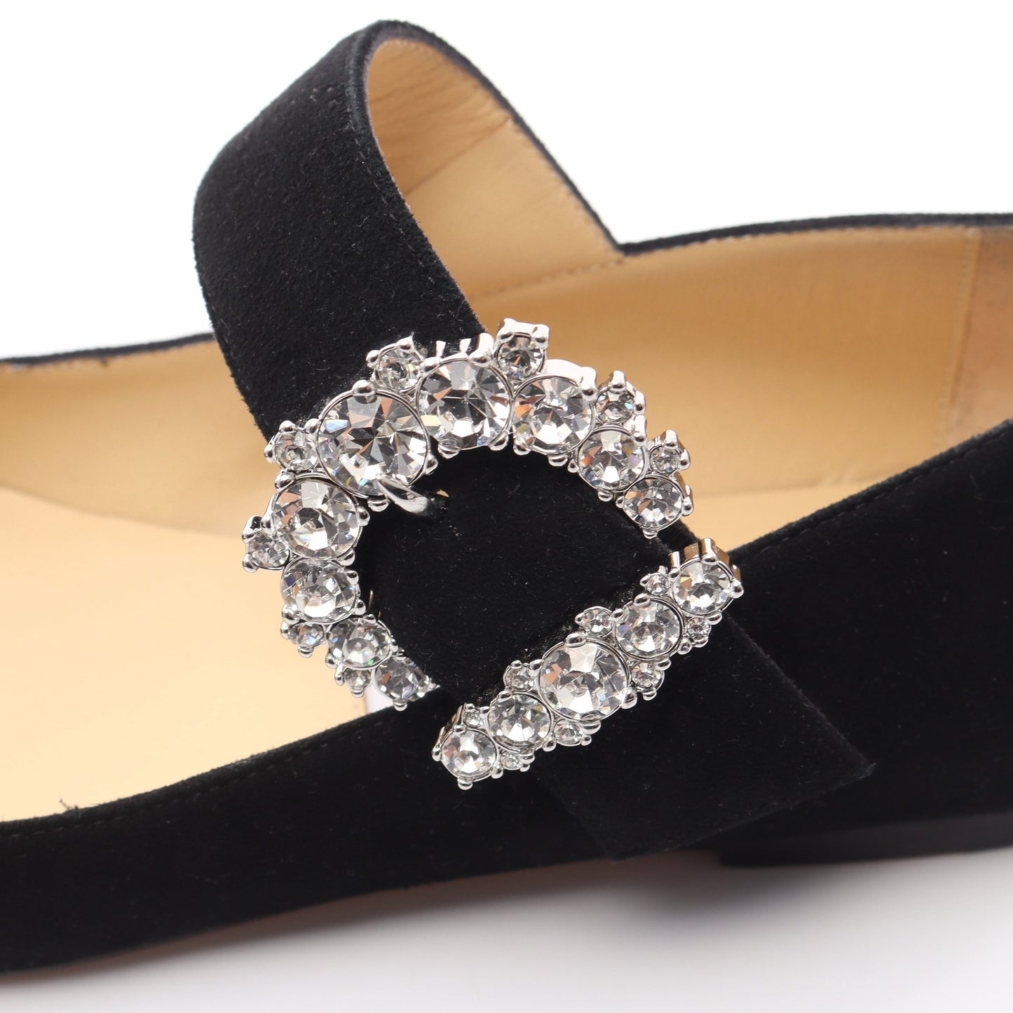 CHERI FLAT パンプス スエード ブラック ジミーチュウ