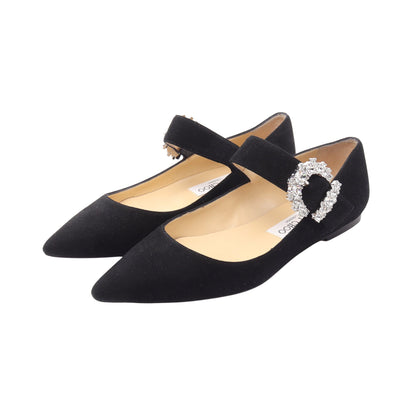 CHERI FLAT パンプス スエード ブラック ジミーチュウ