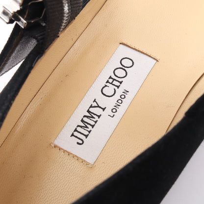 CHERI FLAT パンプス スエード ブラック ジミーチュウ