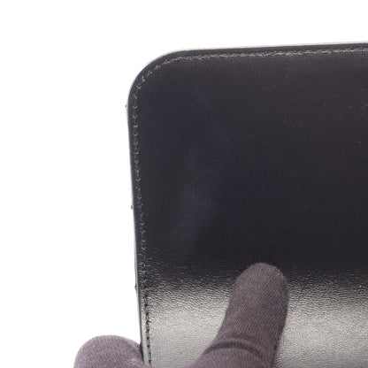 マトラッセ スモールフラップ チェーンショルダーバッグ ラムスキン ブラック ゴールド金具 シャネル バッグ CHANEL