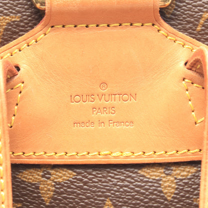モンスリMM モノグラム バックパック リュックサック PVC レザー ブラウン ルイヴィトン バッグ LOUIS VUITTON