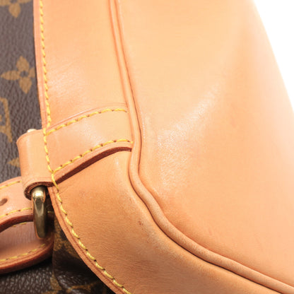モンスリMM モノグラム バックパック リュックサック PVC レザー ブラウン ルイヴィトン バッグ LOUIS VUITTON