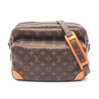 ナイル モノグラム ショルダーバッグ PVC レザー ブラウン ルイヴィトン バッグ LOUIS VUITTON
