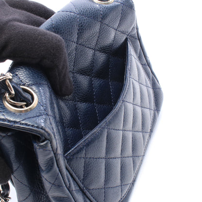 ミニマトラッセ チェーンショルダーバッグ キャビアスキン ネイビー ゴールド金具 シャネル バッグ CHANEL