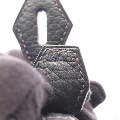 ボリード35 ブルーインディゴ 2WAY ハンドバッグ フィヨルド ネイビー ゴールド金具 □G刻印 エルメス バッグ HERMES