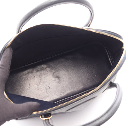 ボリード35 ブルーインディゴ 2WAY ハンドバッグ フィヨルド ネイビー ゴールド金具 □G刻印 エルメス バッグ HERMES