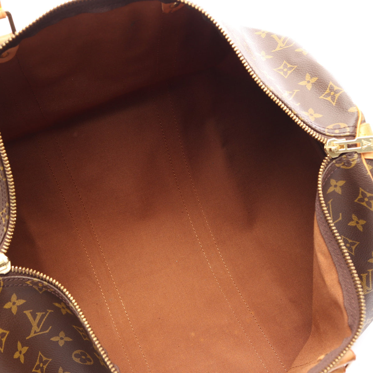 キーポル50 モノグラム ボストンバッグ PVC レザー ブラウン ルイヴィトン バッグ LOUIS VUITTON