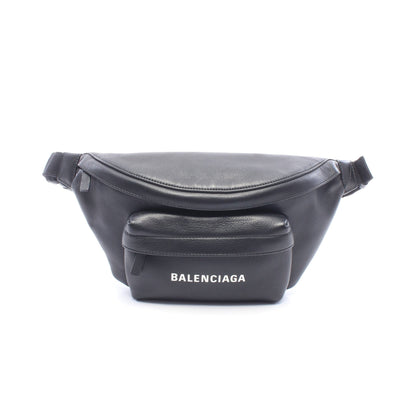 EVERYDAY BELTPACK エブリデイ ボディバッグ ウエストバッグ レザー ブラック ホワイト バレンシアガ バッグ BALENCIAGA