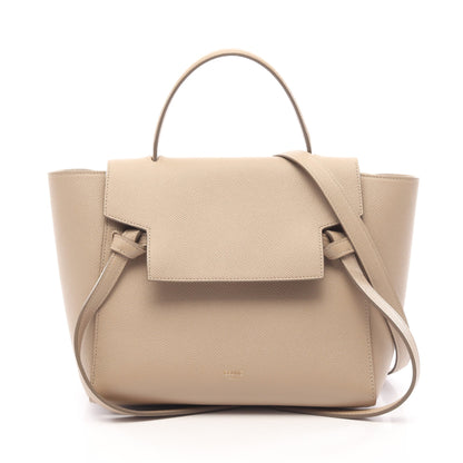 BELT BAG MICRO ベルトバッグ マイクロ 2WAY ハンドバッグ レザー ベージュ セリーヌ