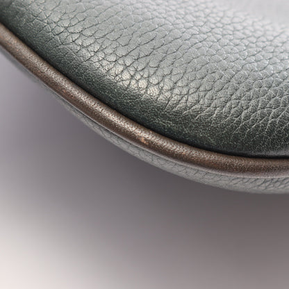 アナグラム ショルダーバッグ レザー ダークグリーン ブラウン ロエベ バッグ LOEWE