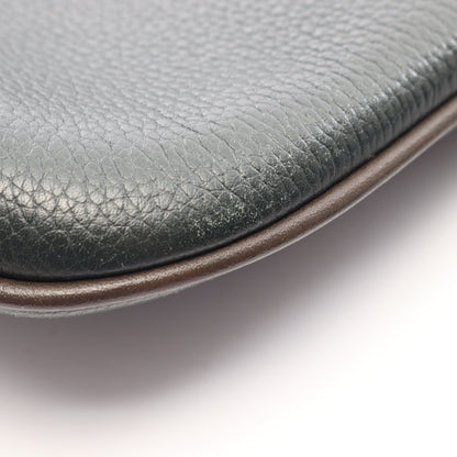 アナグラム ショルダーバッグ レザー ダークグリーン ブラウン ロエベ バッグ LOEWE